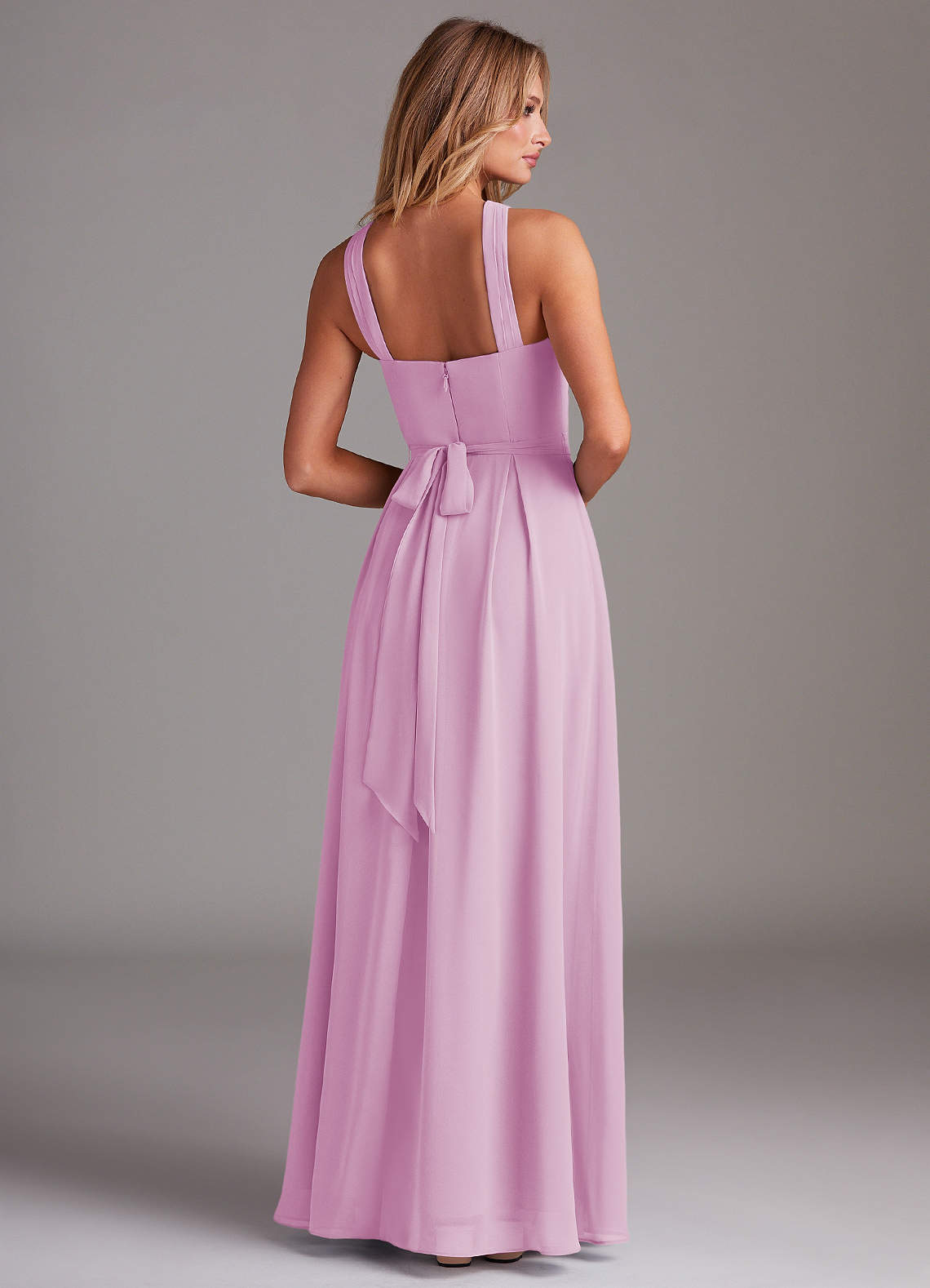 cotton candy pink bridesmaid dress story Cotton Candy Pink Bridesmaid Dresses One Shoulder Sheath/Column Ruched Chiffon Bridesmaid Dresses with Slit
