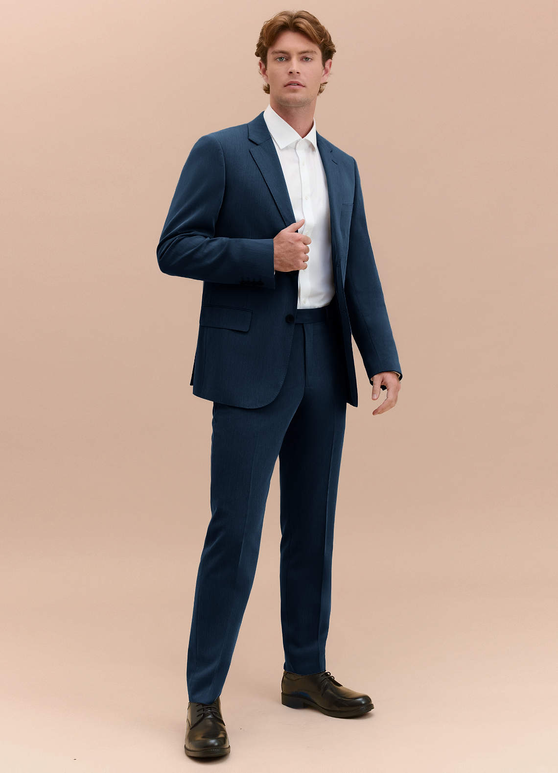 front William Dark Navy Comfort Blend  Suit Jacket