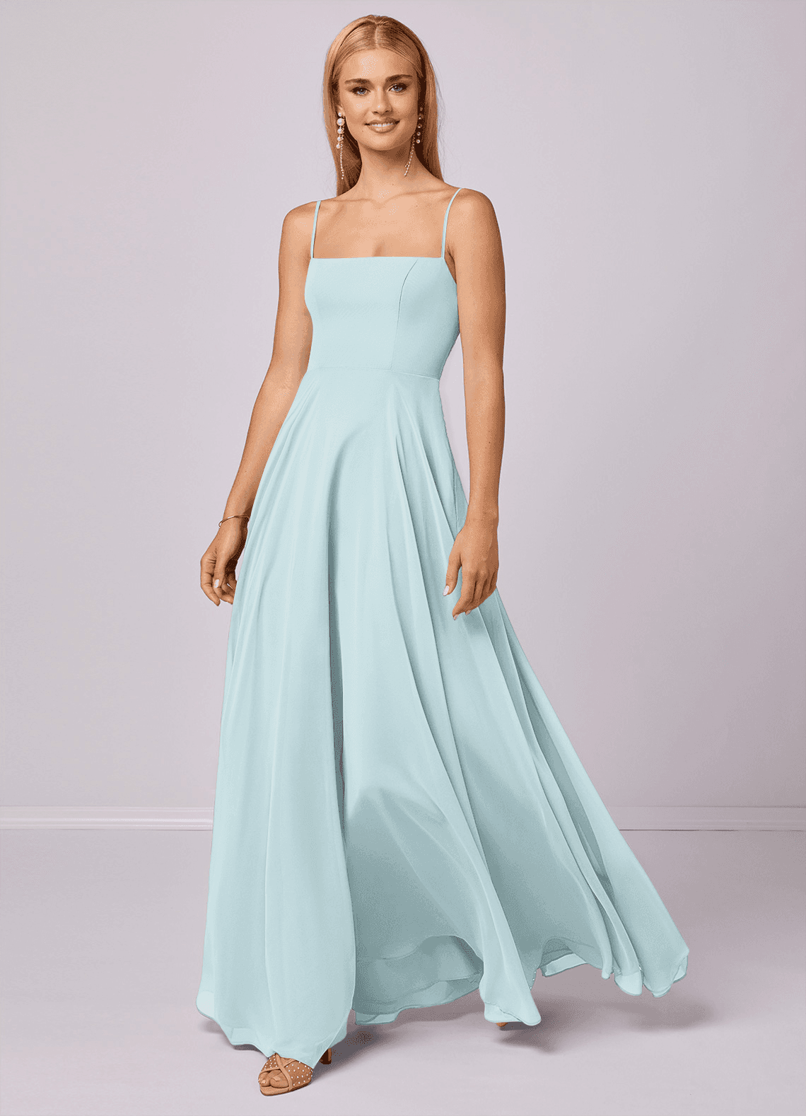 Barbie ♥ Azazie Bridesmaid Dresses Mist A-Line Chiffon Dress image1
