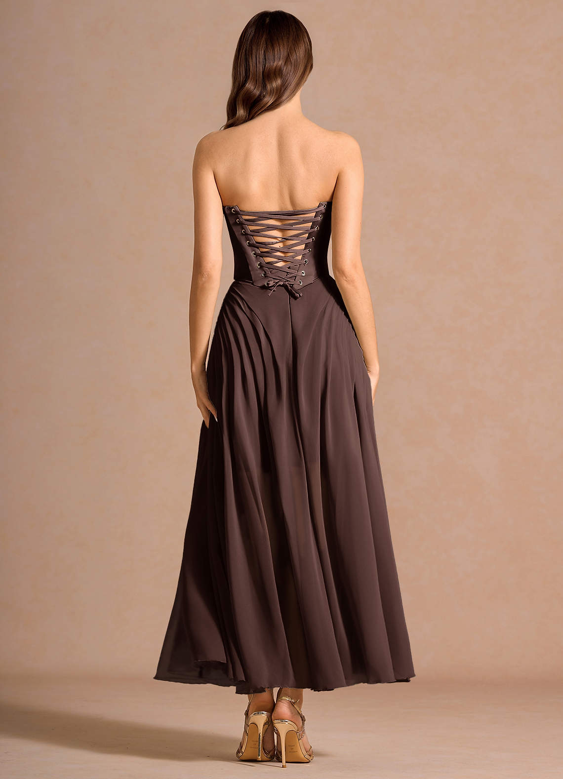 Doralyn Truffle Two Piece Set | Azazie CA