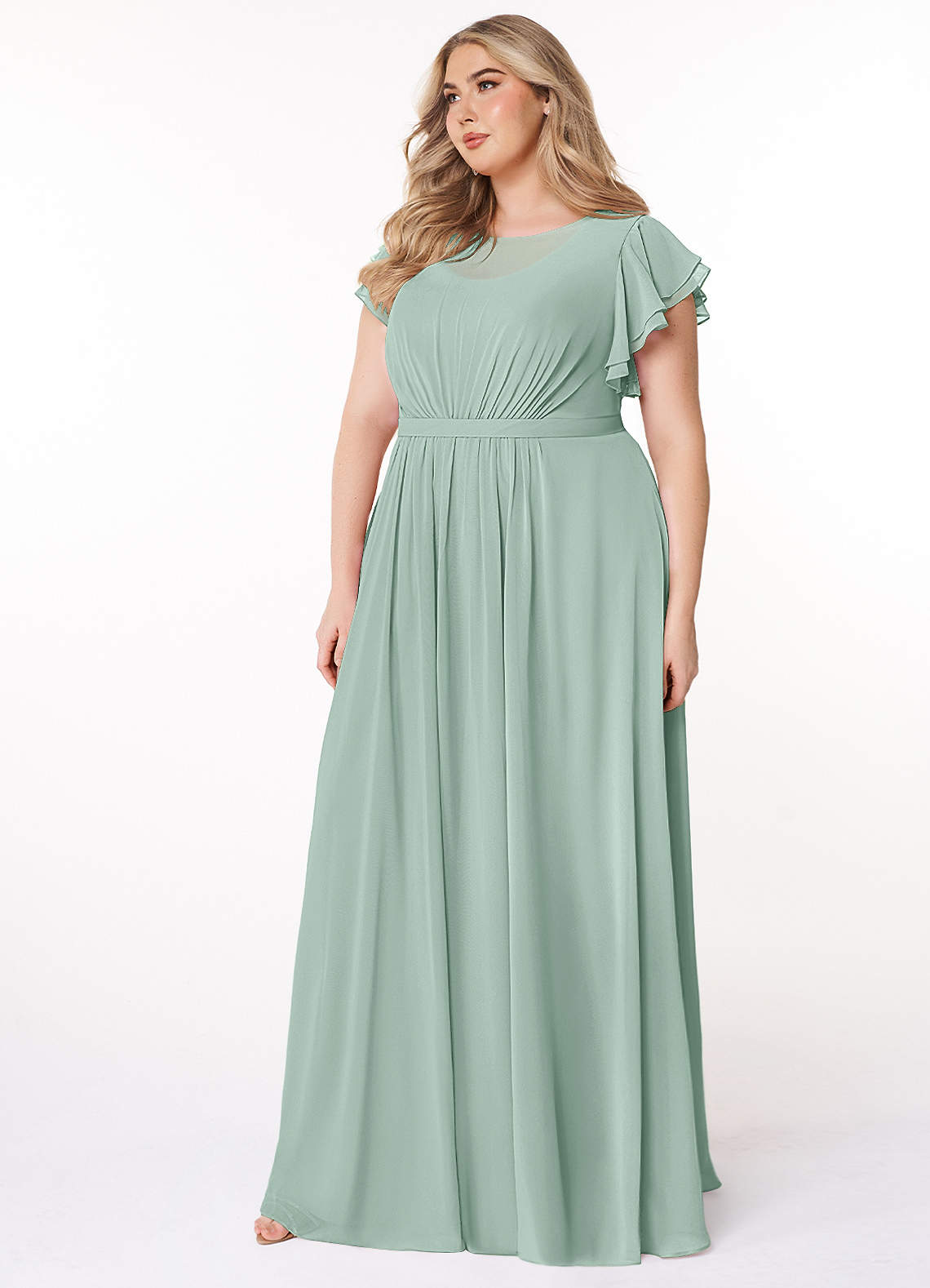 plus size modest formal dresses LALAGEN Dress for Women Short Sleeve Ruched Bodycon Mermaid Cocktail Midi Dark Green 1X : Clothing, Shoes & Jewelry ensuring comfort throughout your ceremony and reception Azazie Plus Size A-Line/Princess Scoop