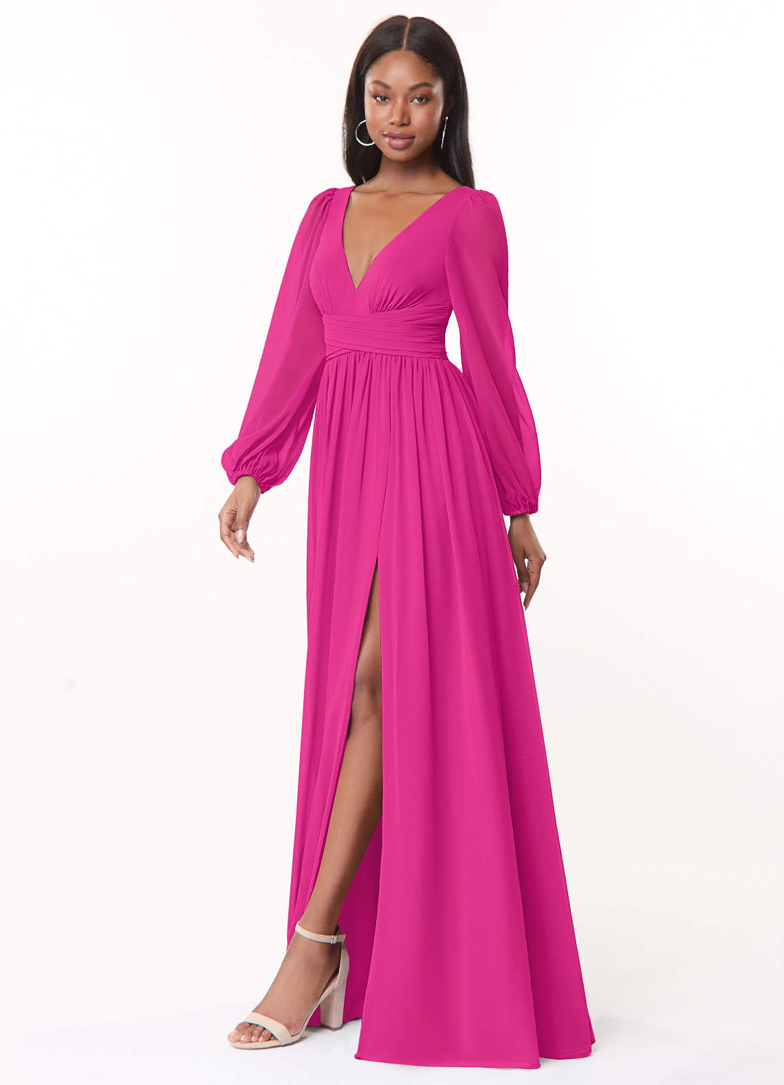 Fuchsia Azazie Norah Bridesmaid Dresses | Azazie