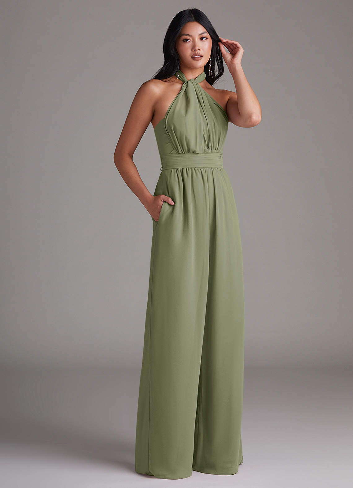 Azazie Lamara Pistachio Bridesmaid Dresses | Azazie CA