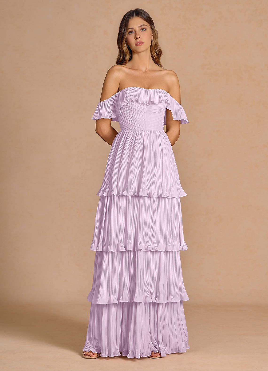 fitted lace wedding dress Lila Maxi Dress