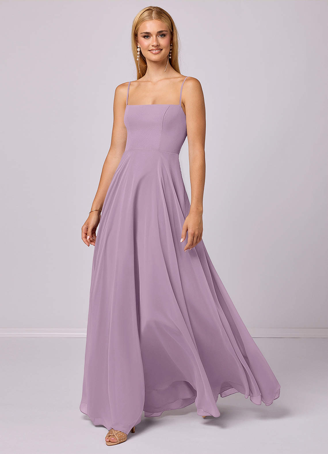 Barbie ♥ Azazie Bridesmaid Dresses Wisteria A-Line Chiffon Dress image1
