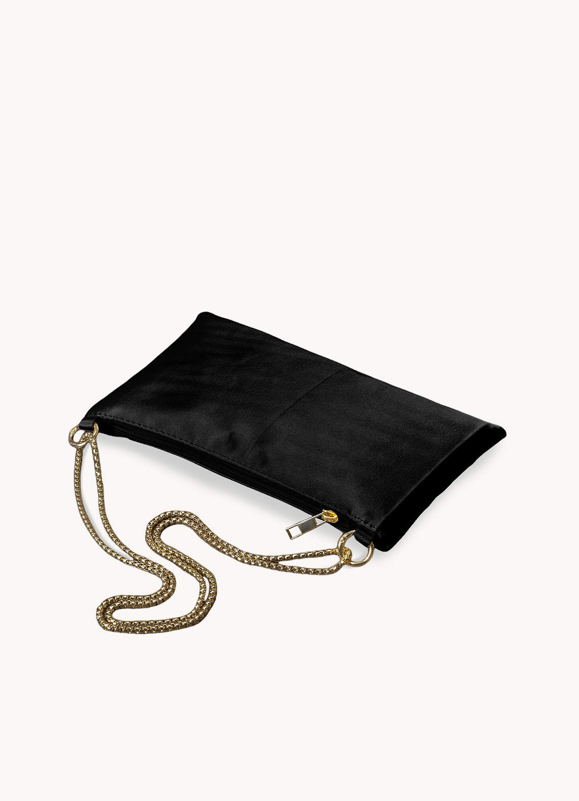 front Metallic Chain Underarm Bag