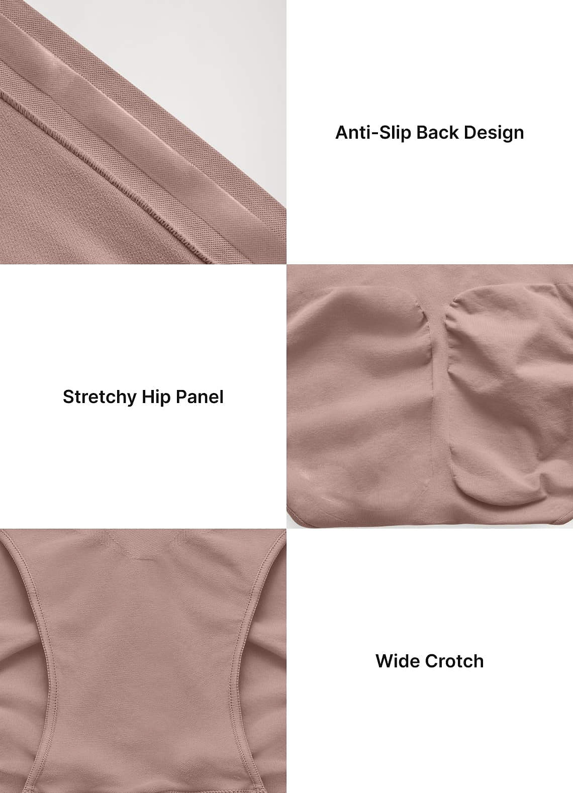 front Anti-Roll High Compression Shaper Briefs