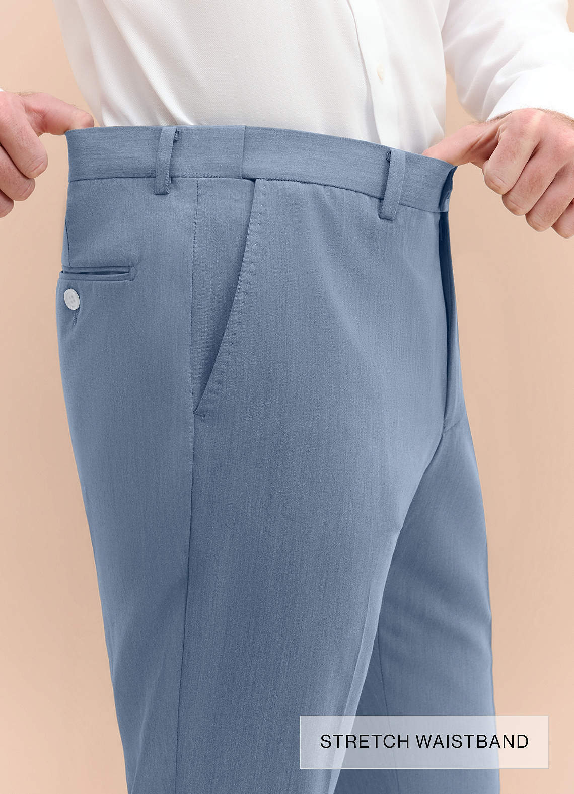 front William Dusty Blue Comfort Blend Suit