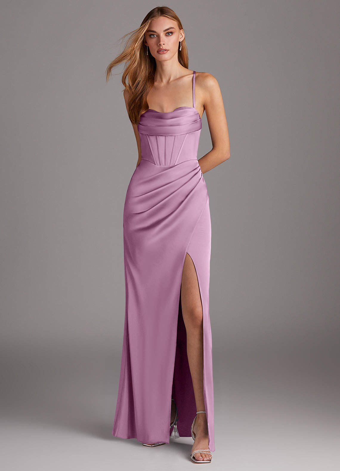 wisteria bridesmaid dresses uk Wisteria Chiffon Empire Open Back Long Chic Bridesmaid Prom Dress