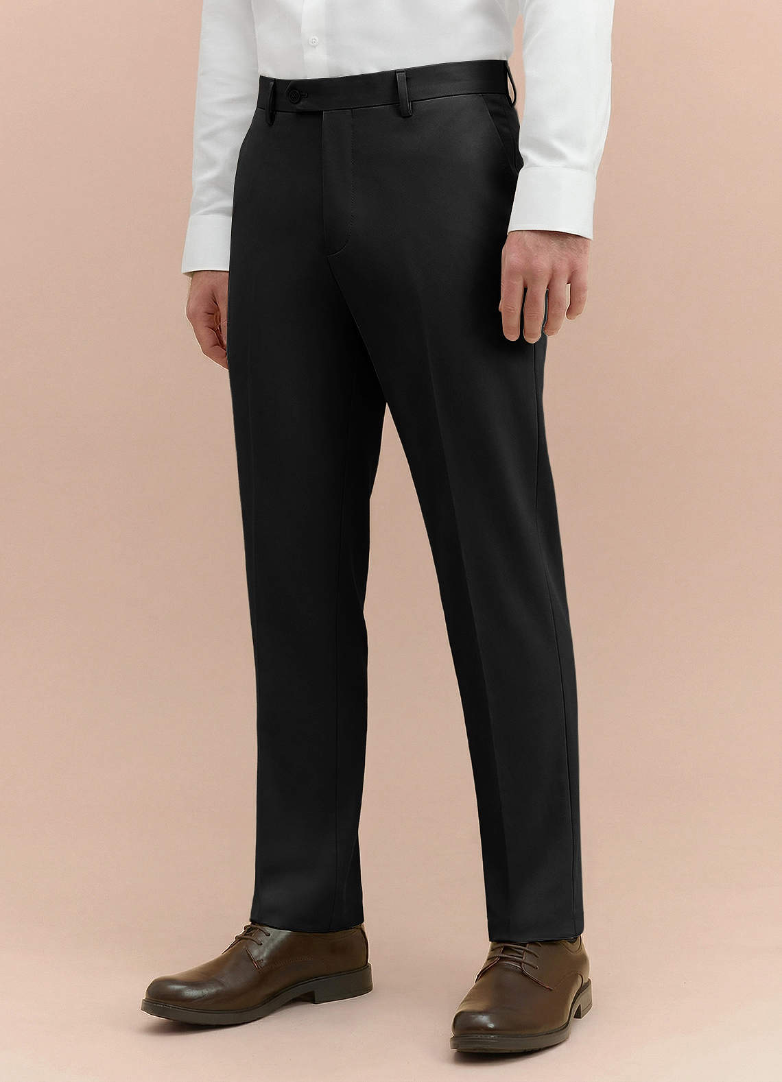 black dress pants high waisted Cheroma Women's Wide Leg Work Slacks, Black, S put fit Faux fly with non Classic High-Waist DPYP Dress Pant