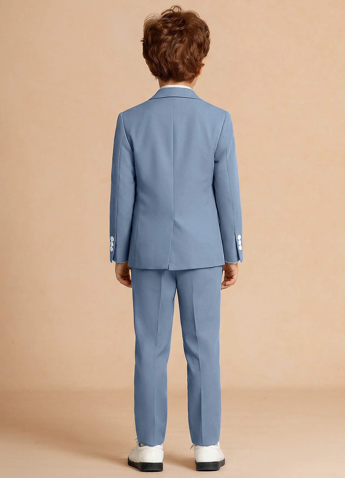 front Finn Dusty Blue Boy 3-Piece Suit