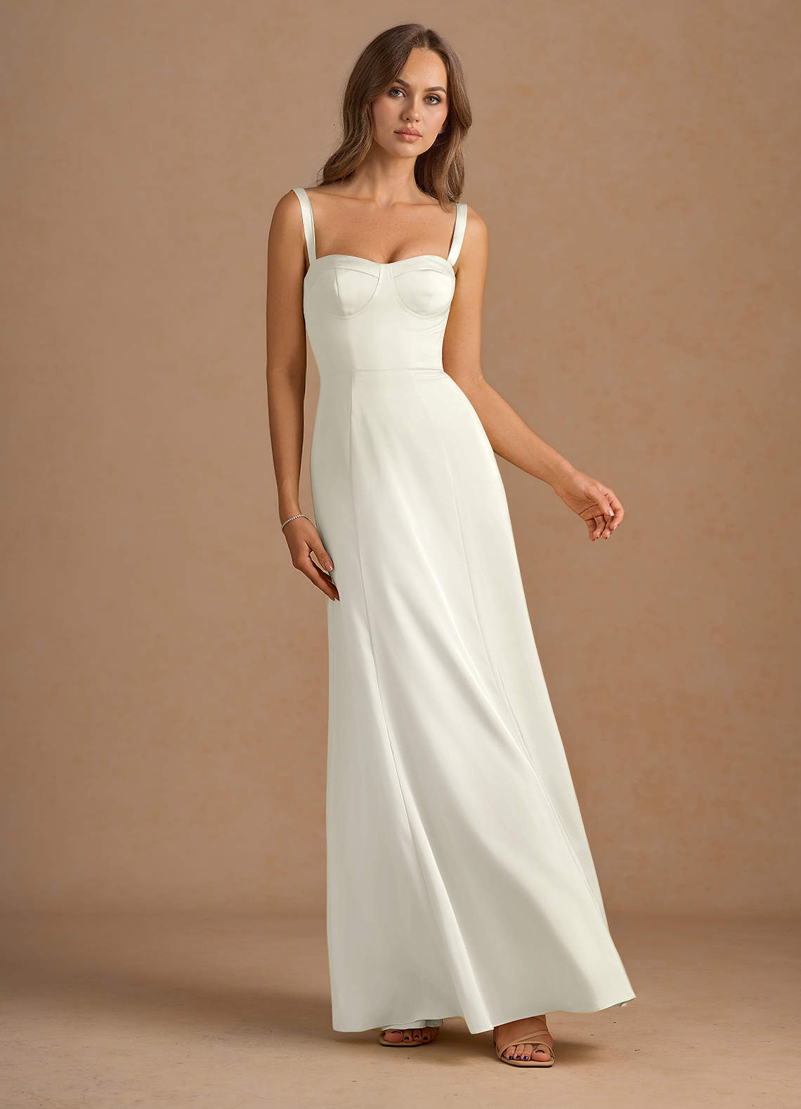 the amari maxi dress in cream Amaris Cream Maxi Dress