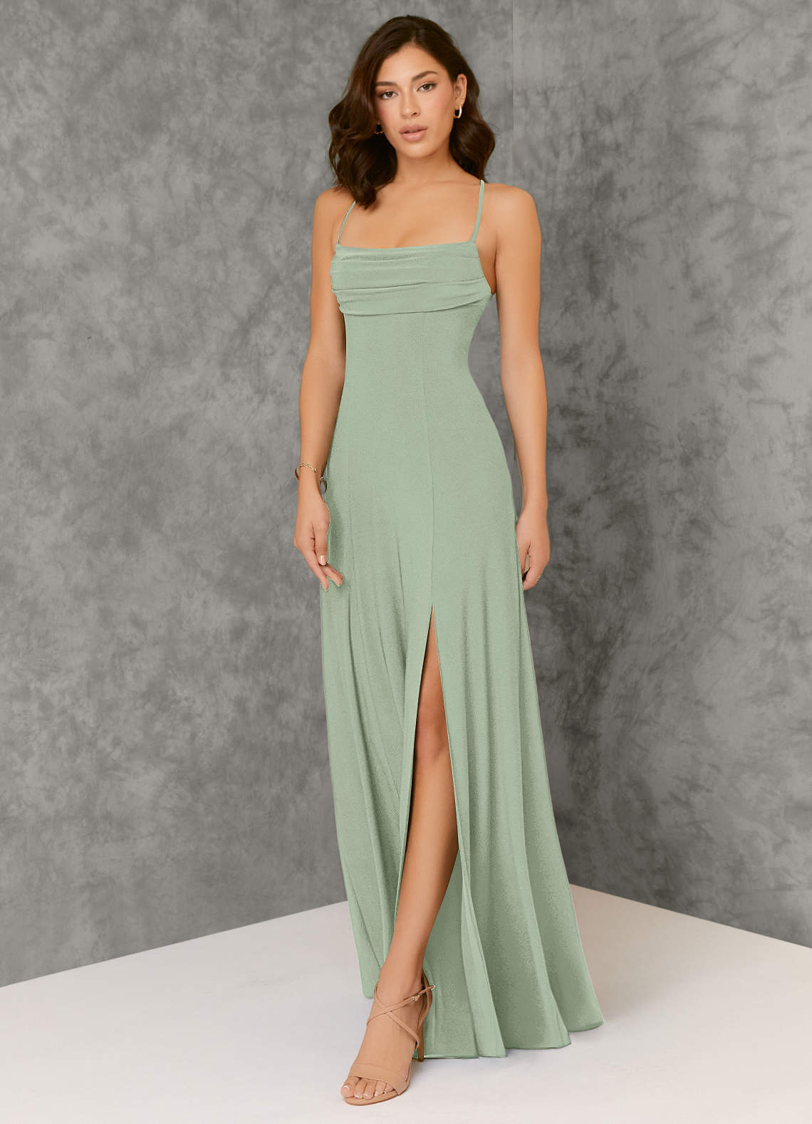 knit bridesmaid dresses Azazie Aubrianna
