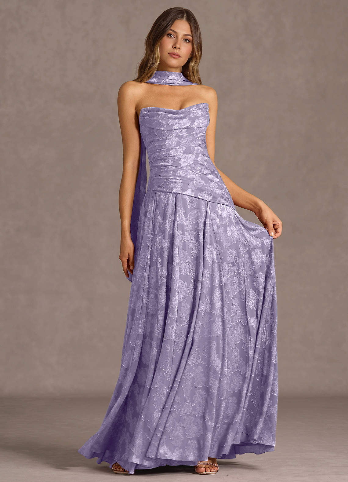 lila maxi dress AYA MUSE