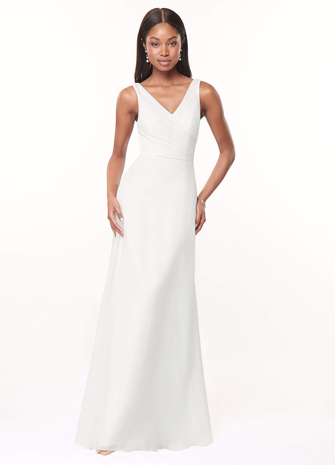 plain white dress Simple off shoulder satin short prom dress, Short bridesmaid dre  morievent Color White Neckline V Azazie Nala Ready to Ship