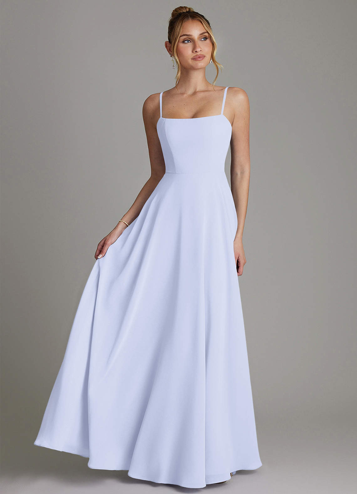 lavender and white bridesmaid dresses Affordable Lavender Chiffon Bridesmaid Dress Short Formal Dress W/Flow –  DaisyFormals-Bridesmaid and Formal Dresses in 59+ Colors main image 0