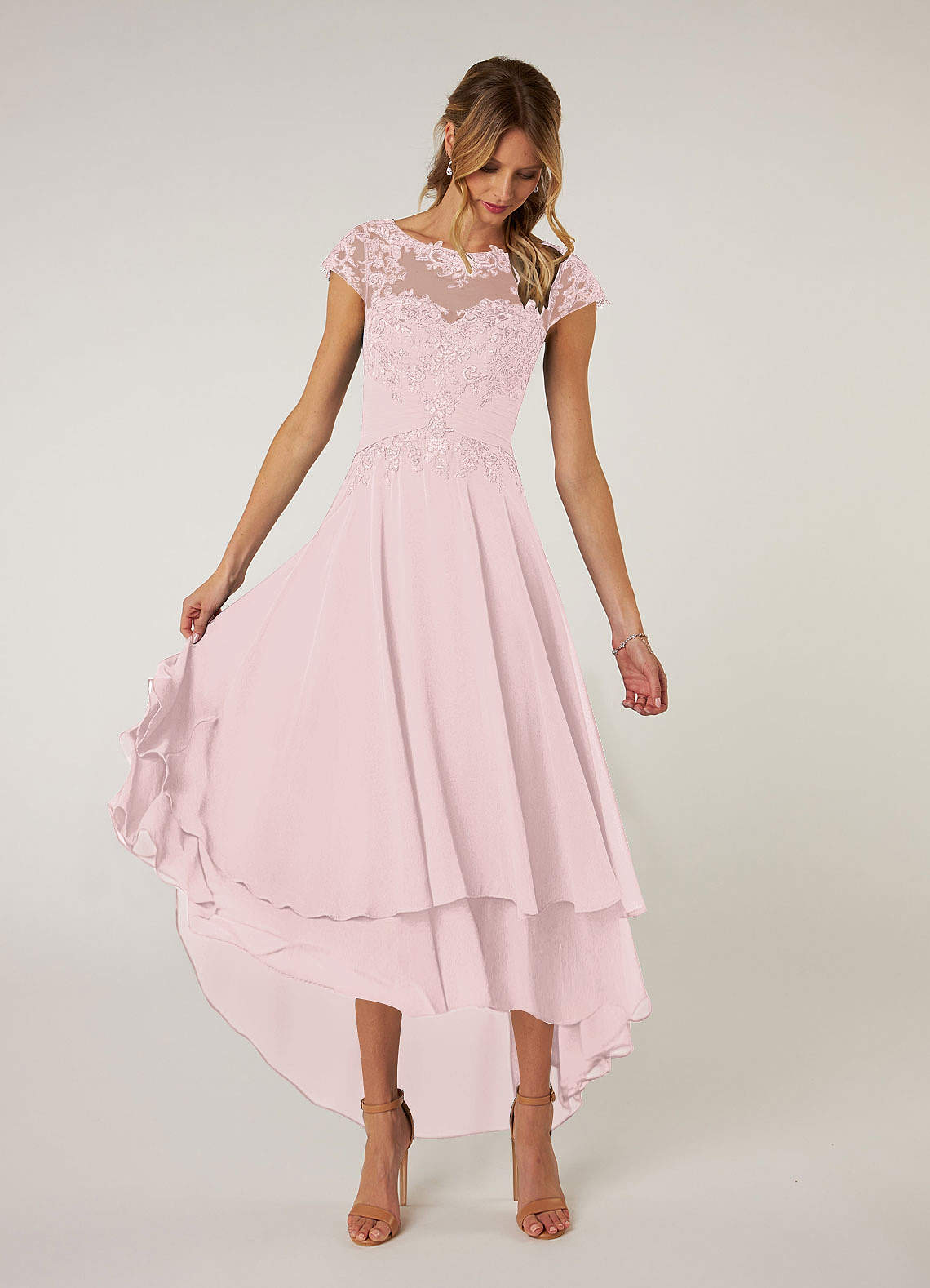 chinese dress ladies To Have Your Hand Mini Dress- Blush Pink main image 0