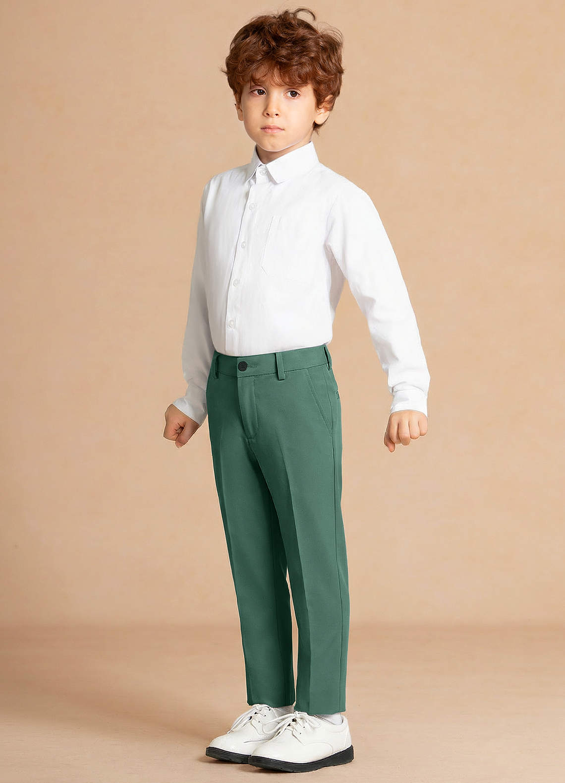 front Finn Eucalyptus Boy Pants