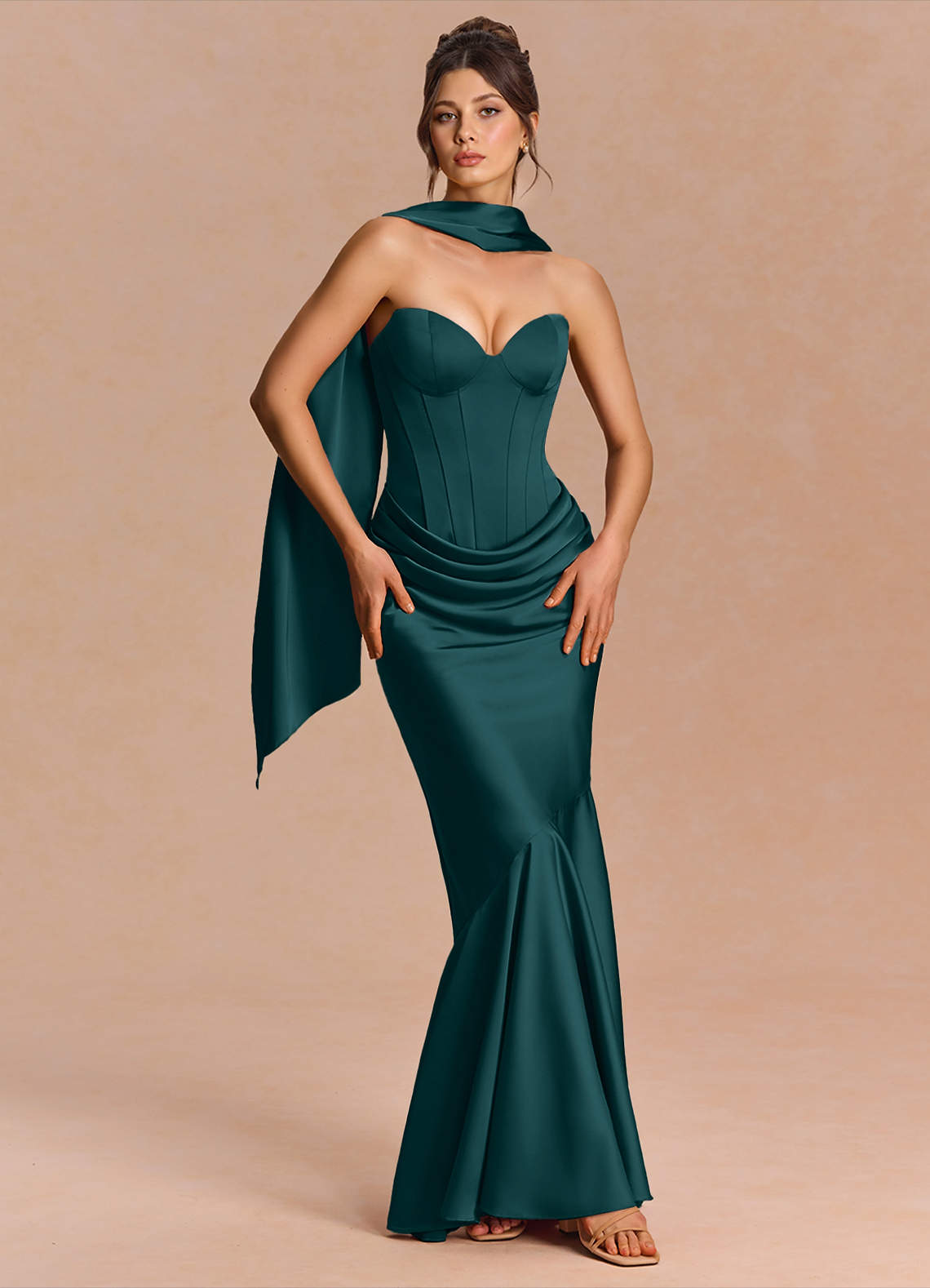 forest green maxi dresses Euphemia Dress Sequin dress