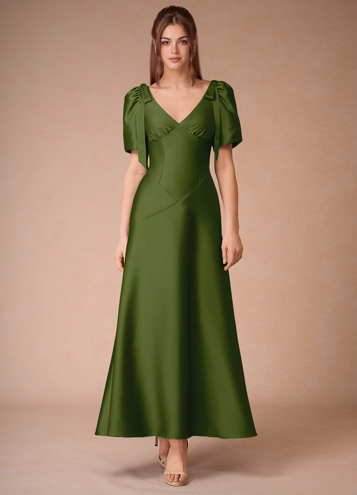 monsoon olive green dress Reese Embellished Wrap Dress in Recycled Polyester Green