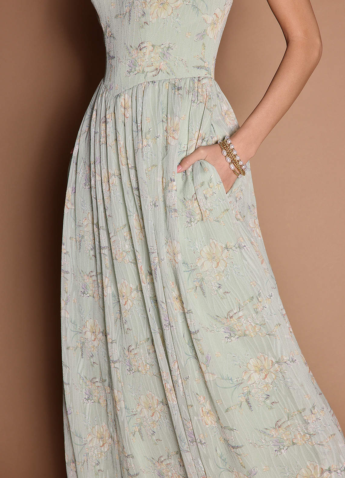 Paulina Mint Multi Maxi Dress Ready to Ship | Azazie DE