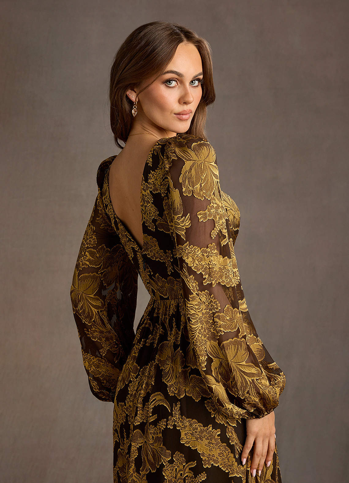 Sara Marigold Maxi Dress | Azazie