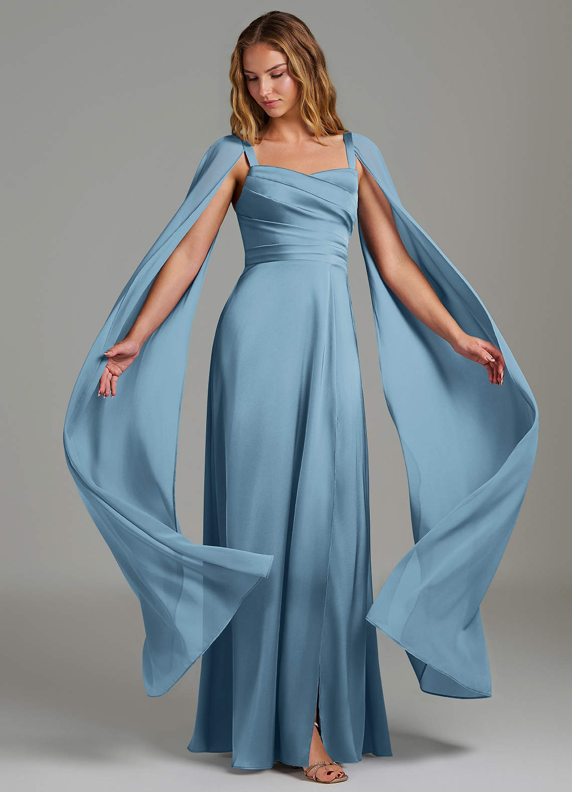 Convertible Dress Steel Bridesmaid Dresses Navy Blue Convertible Dress Steel Blue Long Dress AW Bridie Baby