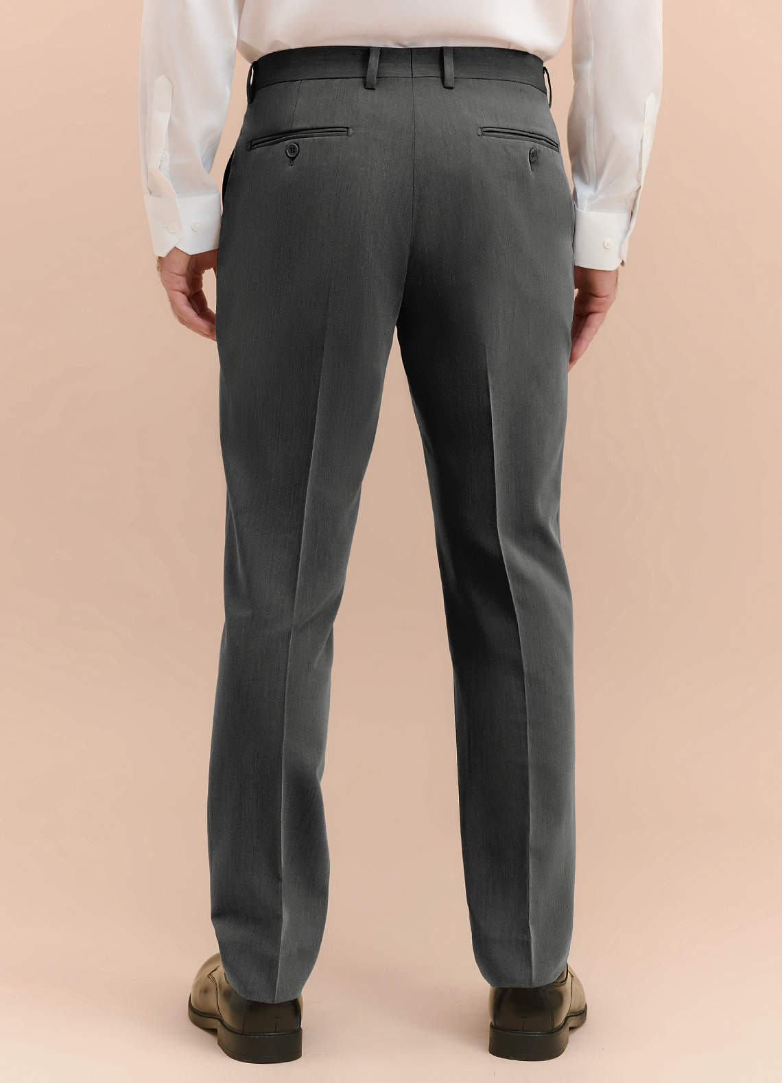 front William Charcoal Comfort Blend Dress Pants