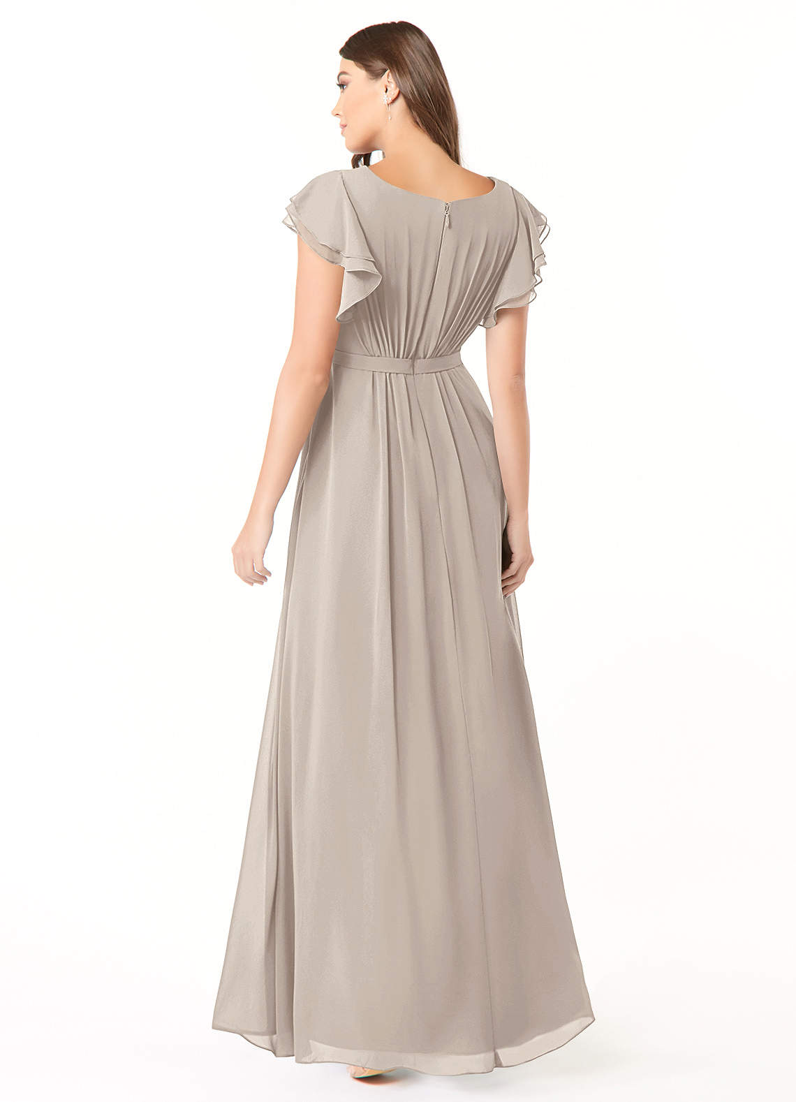 Frost Azazie Daphne Modest Bridesmaid Dresses | Azazie