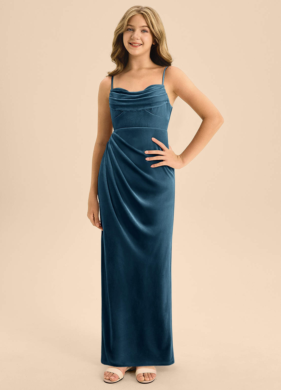 topaz blue dress Azazie Mai Junior Bridesmaid in Womens Shoshanna Midnight Moire Black Dresses Color:Liberty Street Stacy Adams Madison Cap Lace