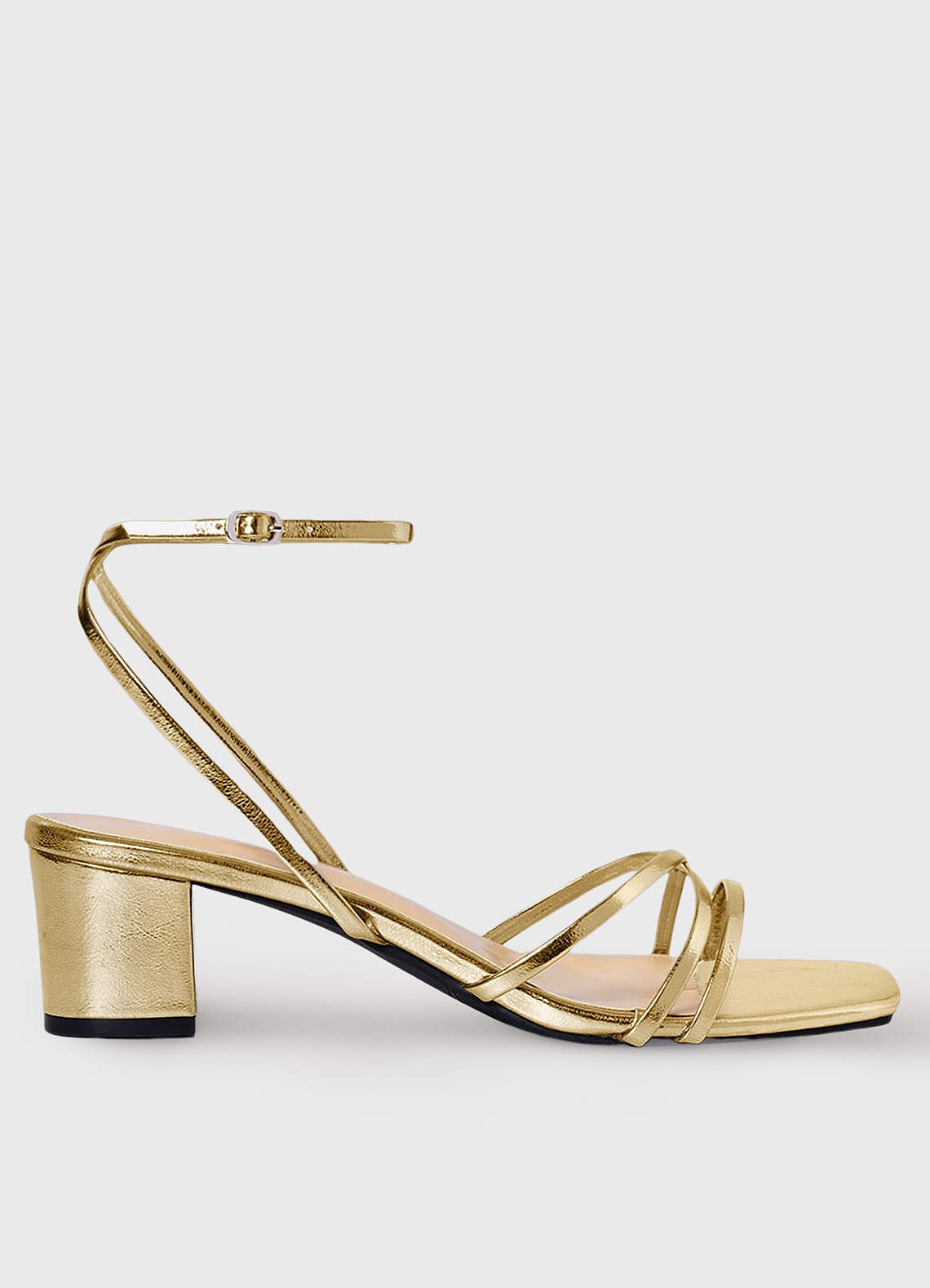 Gold cross deals sandals