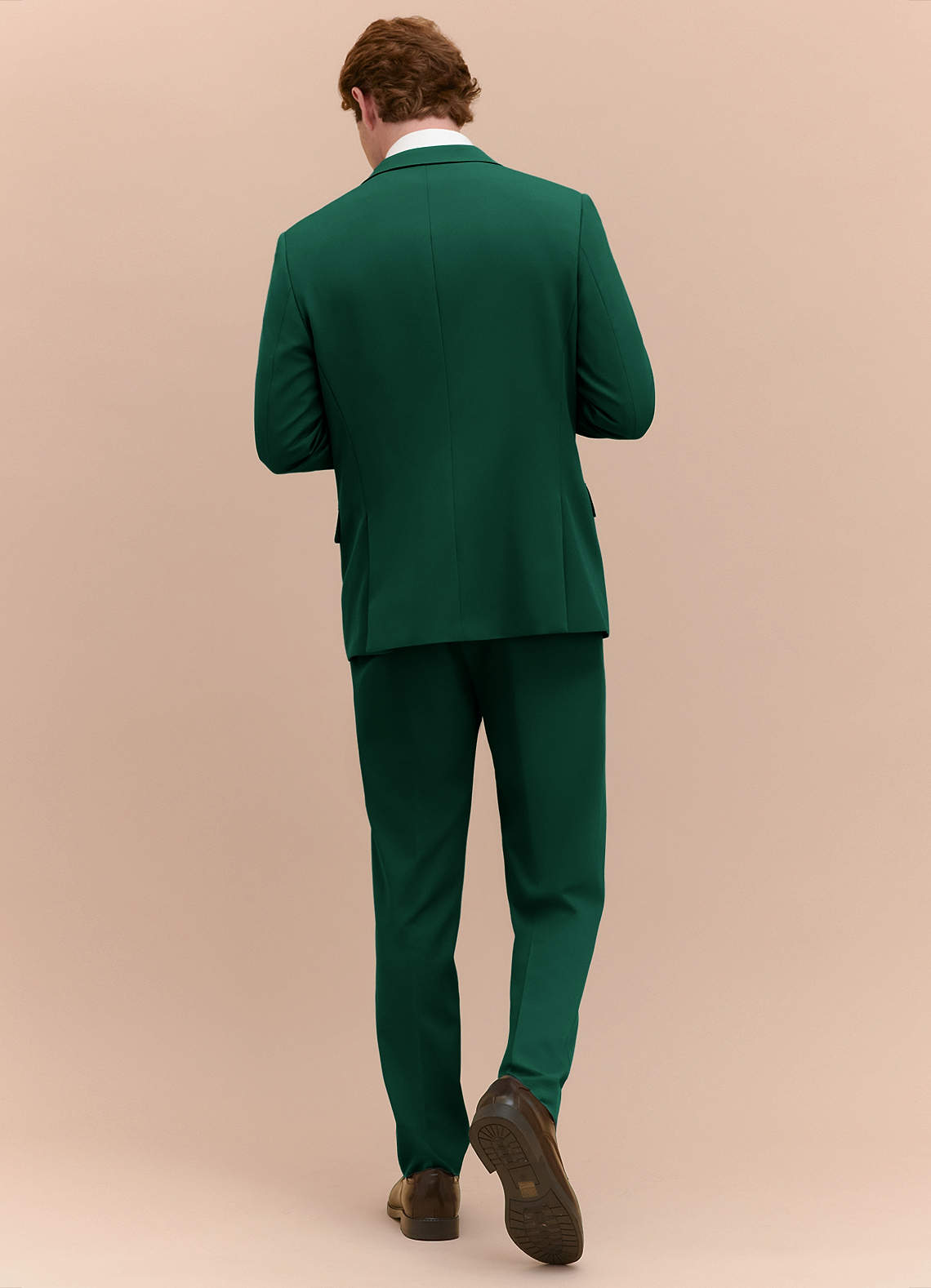 front James Emerald Structured Stretch Suit