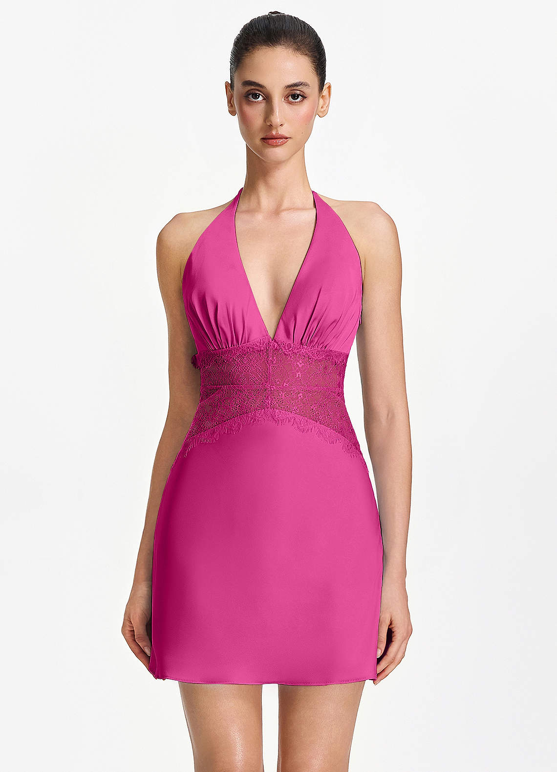 allure a line wedding dresses Plus-Size Tulle A-Line Dress red mini dress line modest gown at 90's Old School Outfits Color:Hot Fuchsia