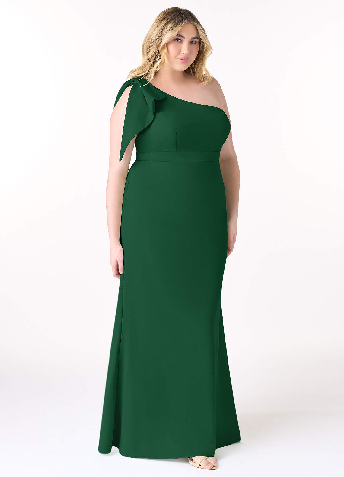plus size green mermaid dress LACI Formal Dress