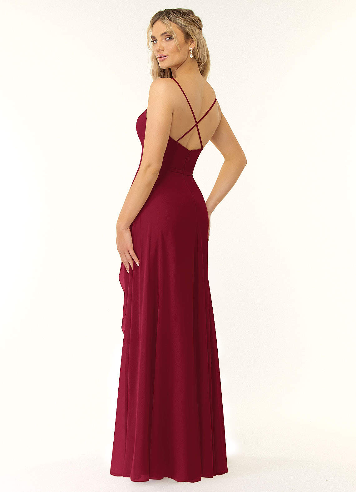 Azazie burgundy bridesmaid on sale dresses