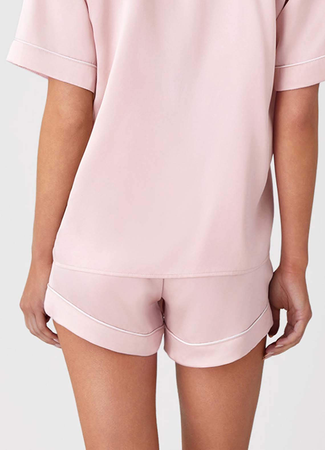 front 100% Washable Silk Pajama Short Pants