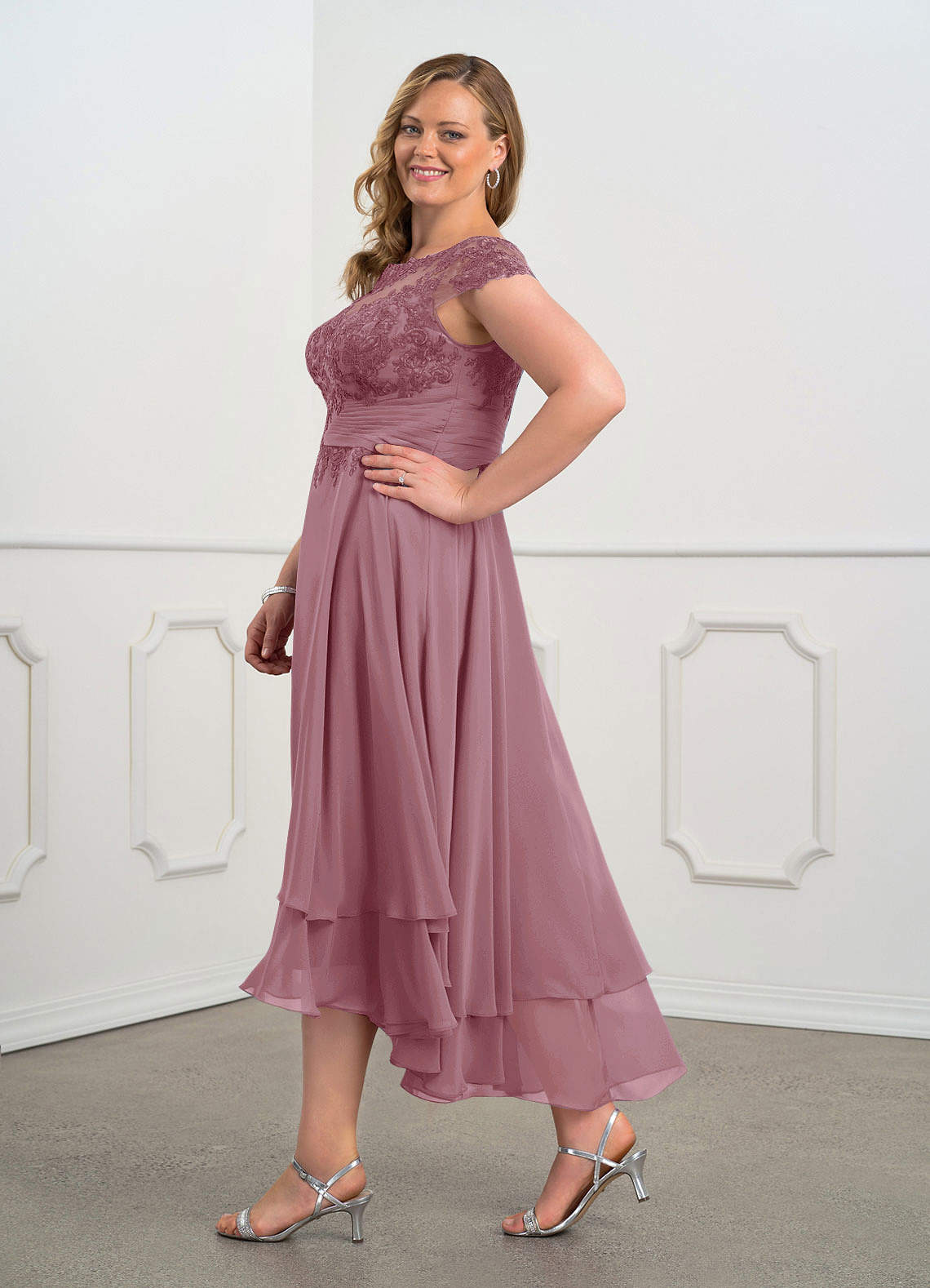 sachin and babi light blue dress Swing Cocktail dress / Party dress - mauve main image 0