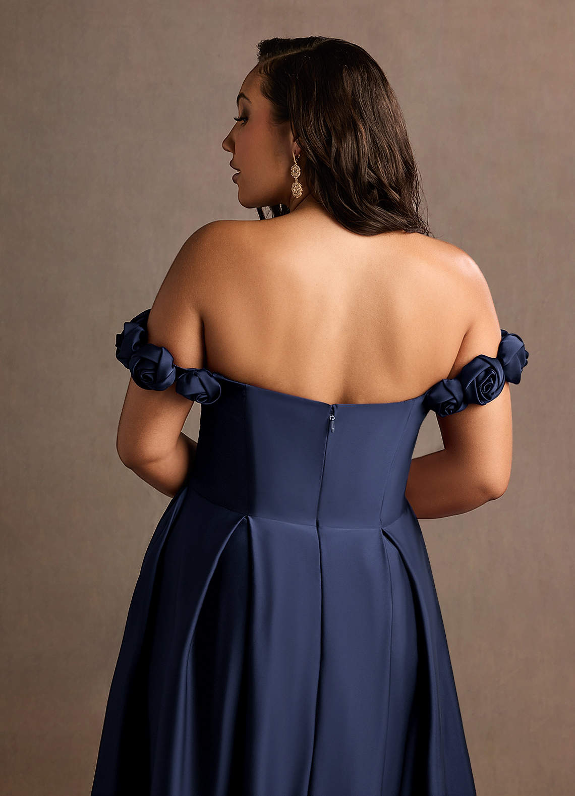 rose gold and navy bridesmaid dresses Ellie Wilde EW36083 Dress | Ellie Wilde Dresses