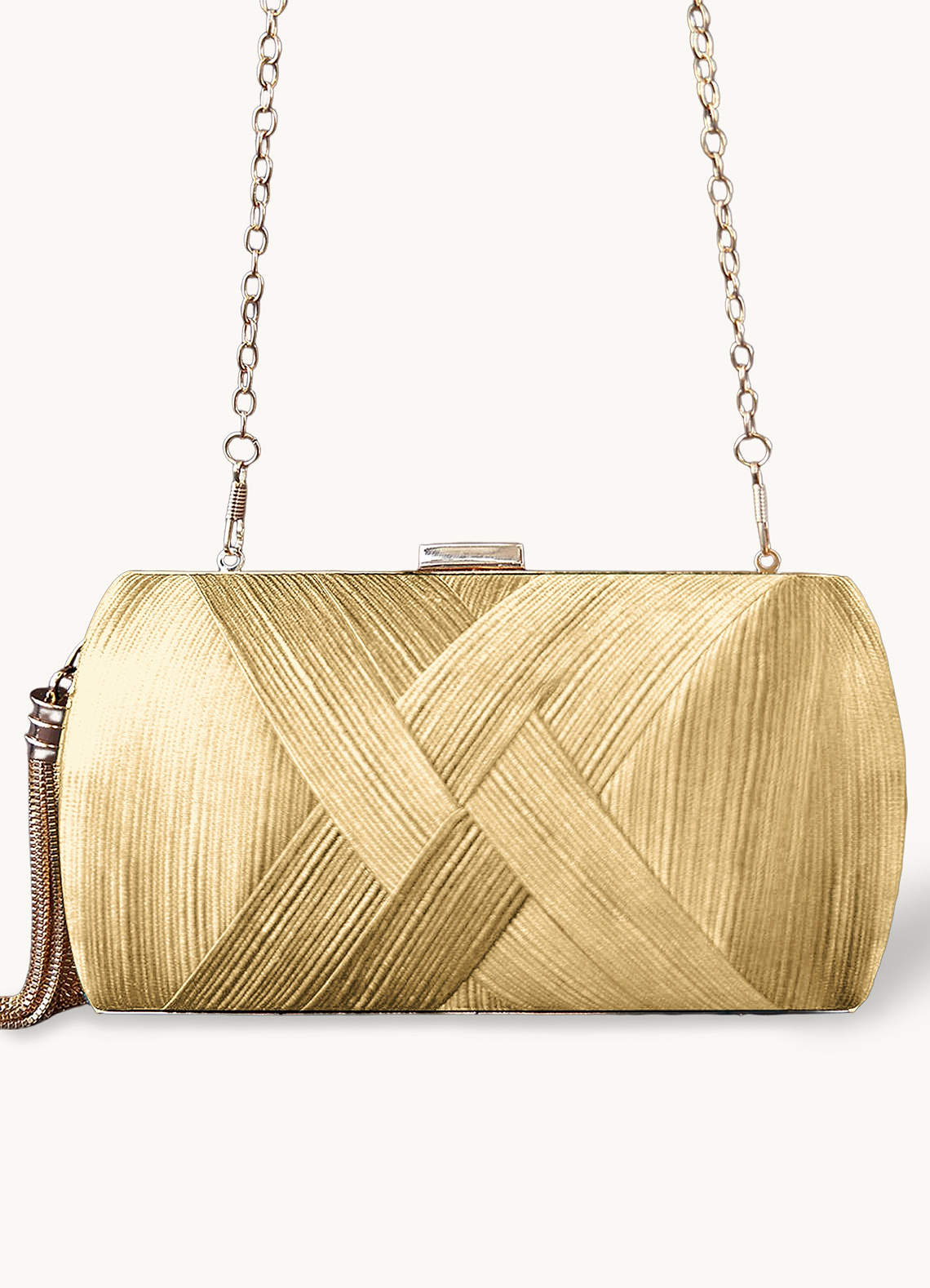 front Gorgeous Tassels Clutch Bag