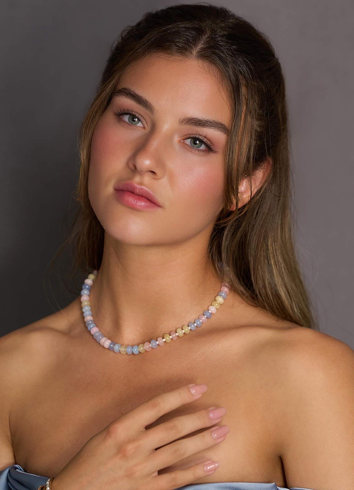 front Amanda Beads Necklace
