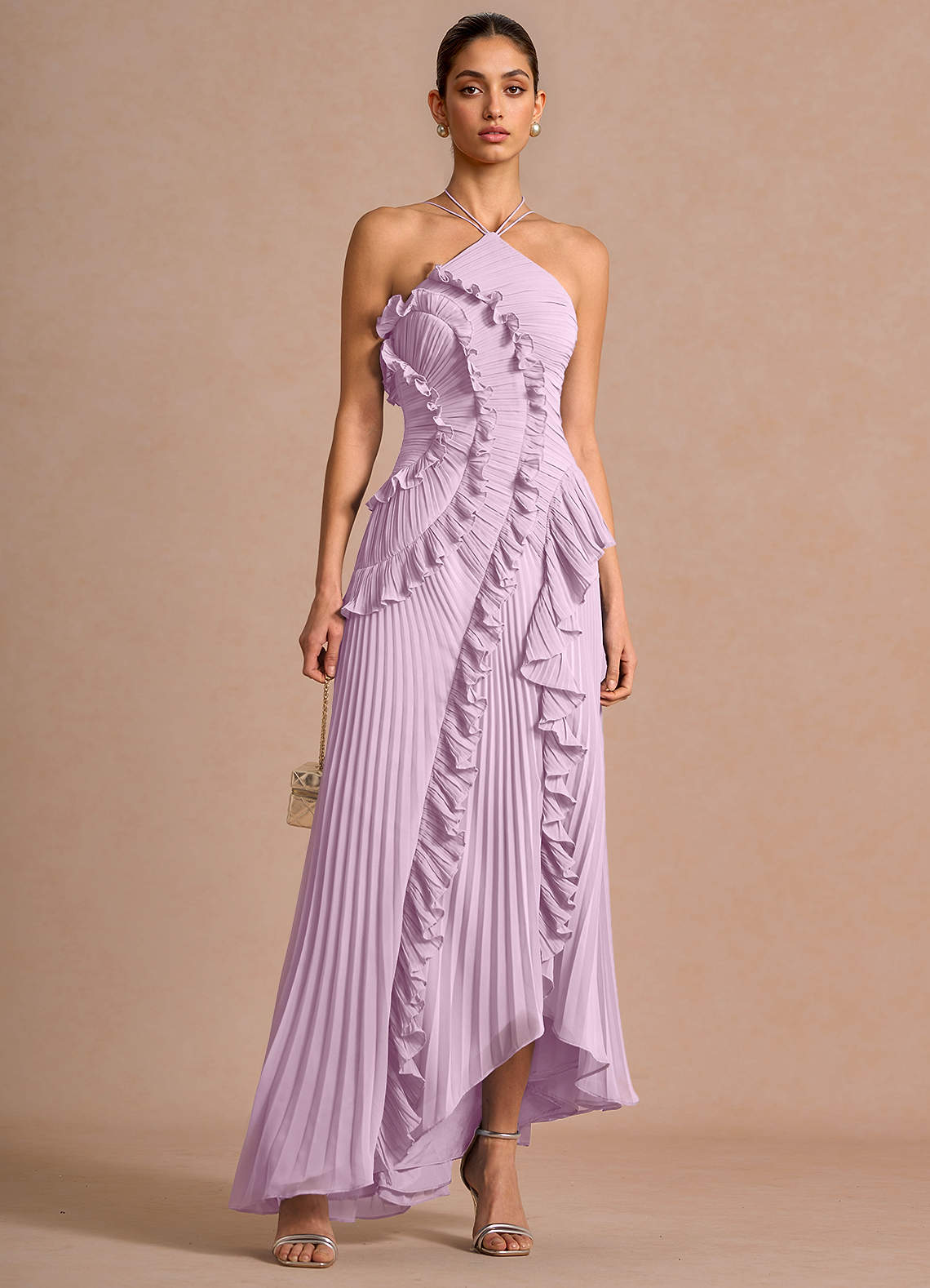Hatsu Frosted Lilac Maxi Dress image3