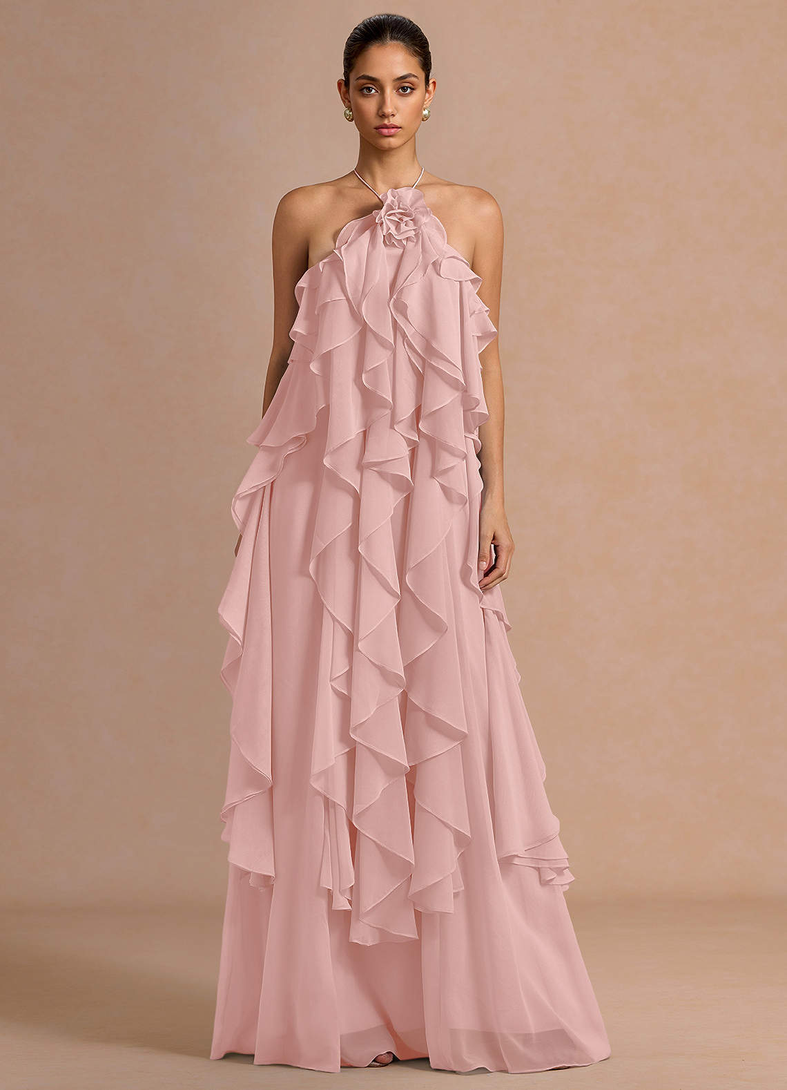 Montana Haze Pink Maxi Dress | Azazie