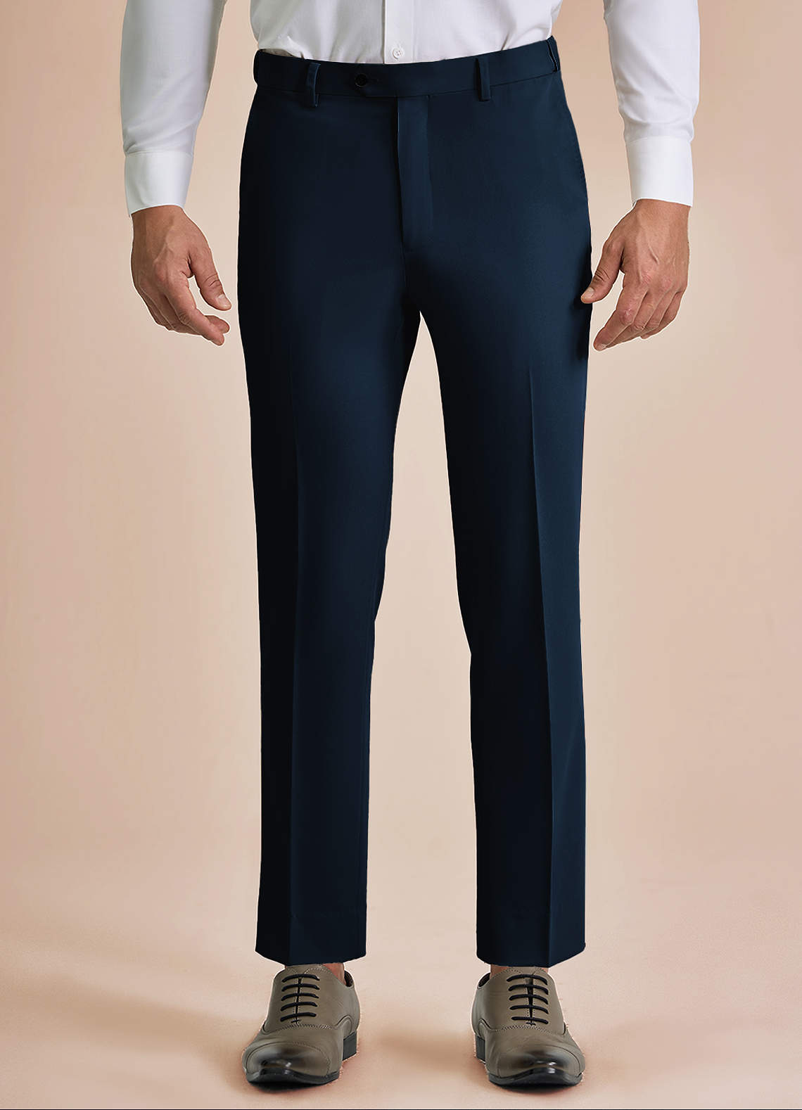 front William Navy Blue Comfort Blend 3-piece suit