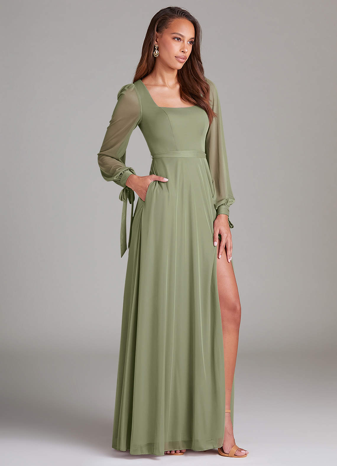 net bridesmaid dresses Adrianna Papell Platinum Bridesmaid Dress 40150