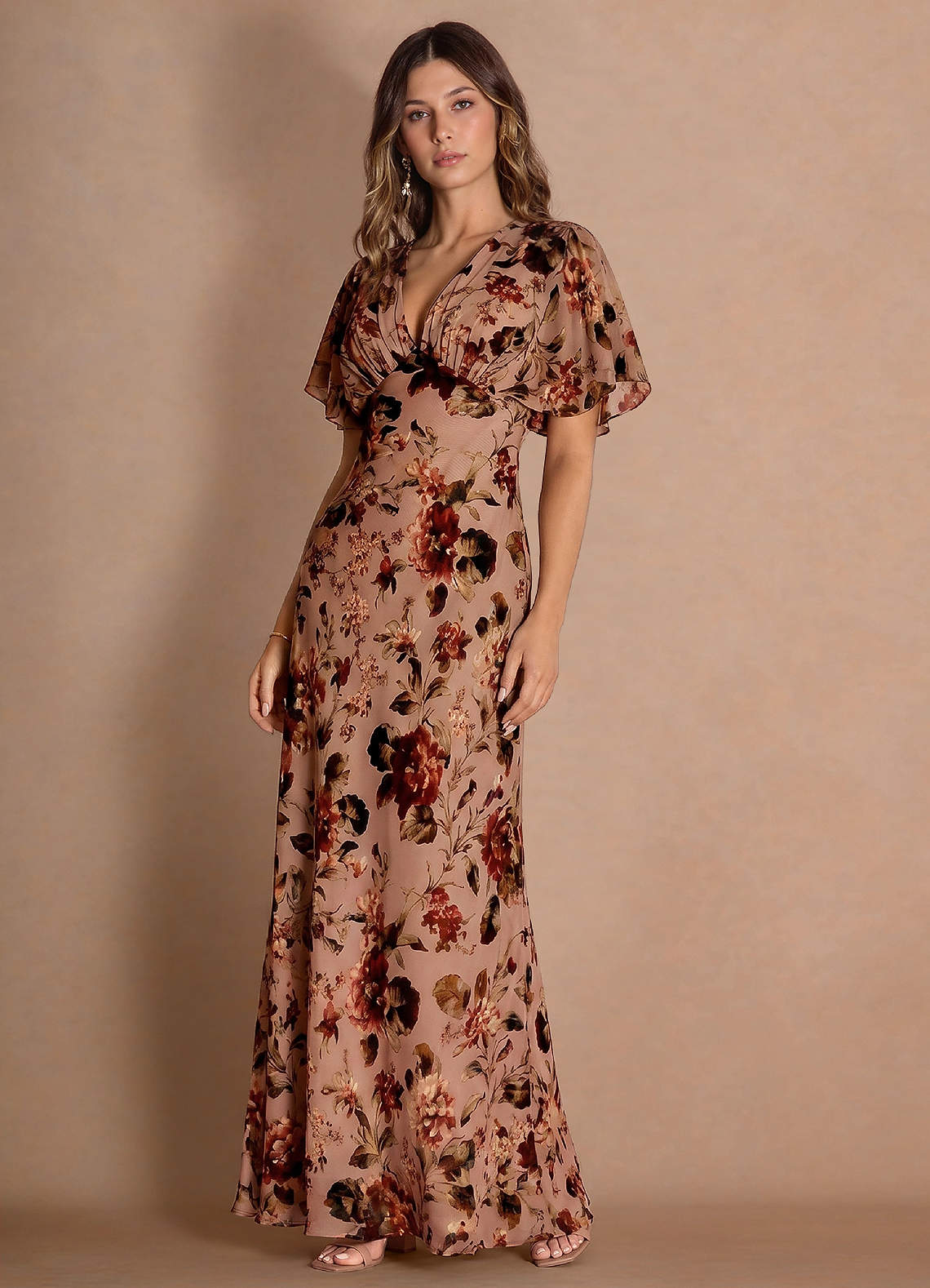 darla maxi dress Darla Floral Tiered Maxi Dress MEDIUM