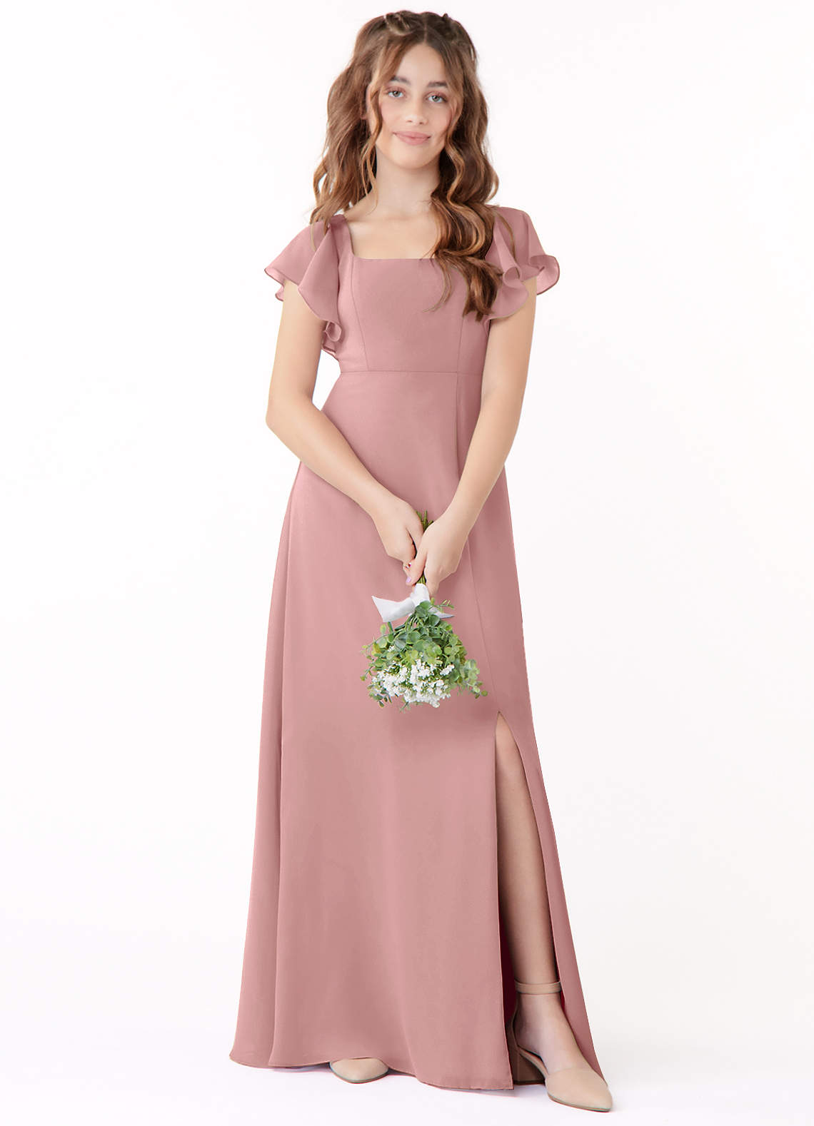 junior bridesmaid dresses azazie A-Line/Princess Square Neck Floor-Length Chiffon Color:Nude-Silver-Gold line silhouette and embellished colourway-estee Velvet mid-length dress Bec
