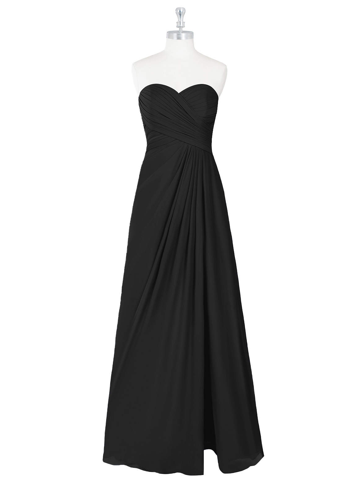 Azazie Arabella Allure Ready to Ship Black Chiffon Bridesmaid Dresses |  Azazie