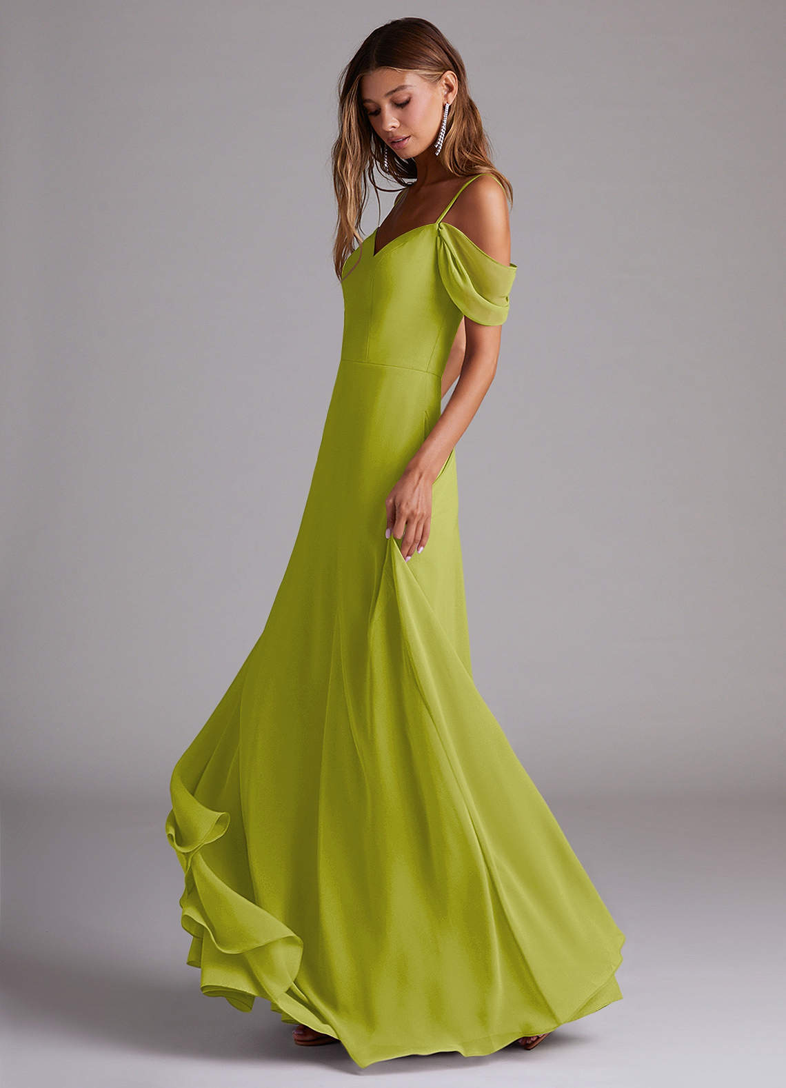 emerald green pageant dress Plus Short Dress Lime green main image 0