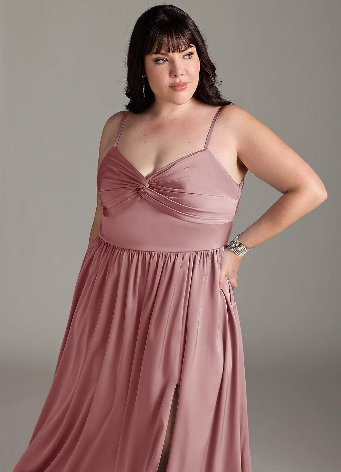 dusty cedar bridesmaid dresses Bec + Bridge Cedar City Gown Coral  shortandsweethire