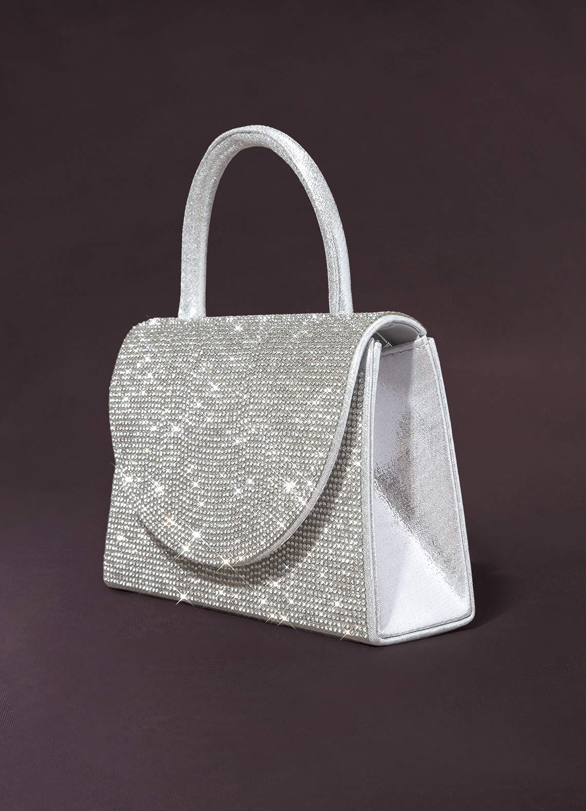 Vintage Silver Ivory Sequin And Beaded Kiss Lock Handbag Made In Hong -  beyond exchange